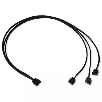 RGB-Y-Splitterkabel Alphacool 18707 5V Schwarz 600mm