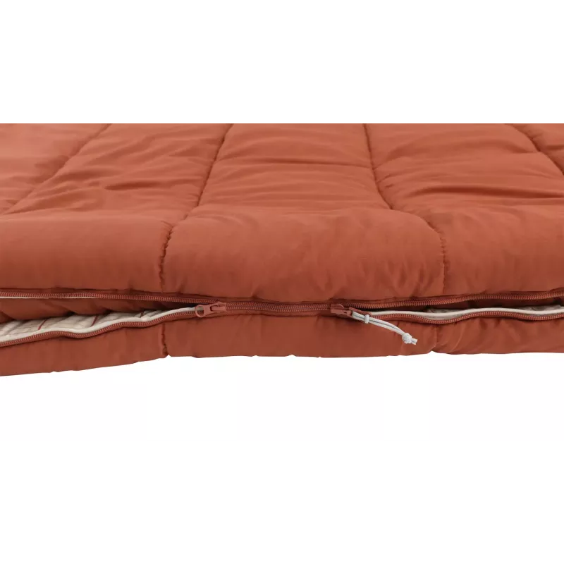 Schlafsack Outwell 230501 — für Erwachsene, halbrechteckig, Polyester, 2350×900 mm, für Benutzer bis 200 cm, rot