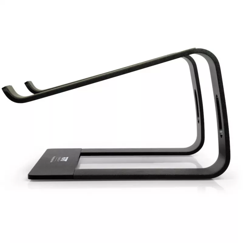 Laptopständer Port Designs 901103 — Aluminium und Schwarz, für Laptops bis 15,6 Zoll, Breite 260 mm, Tiefe 145 mm, Höhe 225 mm