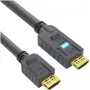PureLink OneAV PI2010-250 HDMI-Kabel mit Ethernet HDMI-Stecker auf HDMI-Stecker 25 m Dreifachisolierung Schwarz