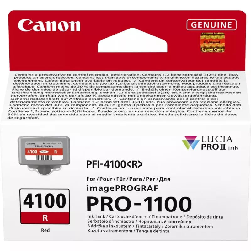 Canon LUCIA PRO II Tintenpatrone 1 Stk. Original Standardertrag Rot