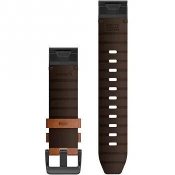 Band Garmin QuickFit 22 Braunes Leder