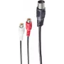 Audiokabel ShiverPeaks BS10201 0,2 m DIN (5-polig) 2 x Cinch Schwarz