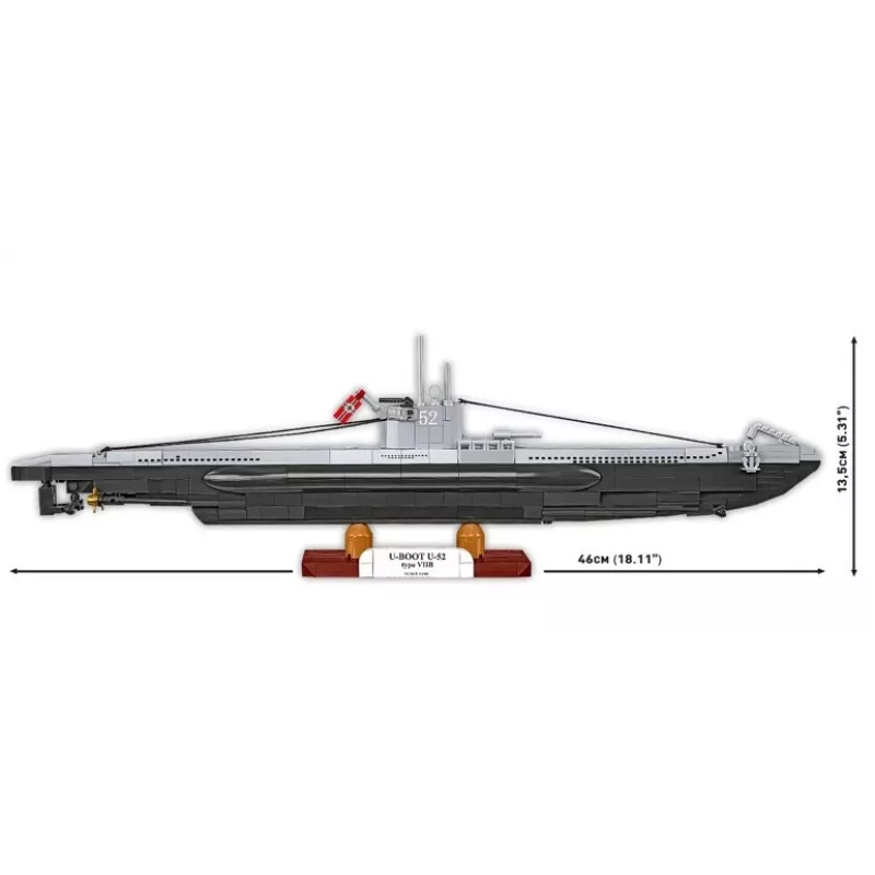 Konstruktionsset Cobi U-Boot U-52 – 474-teiliges Modellbauset