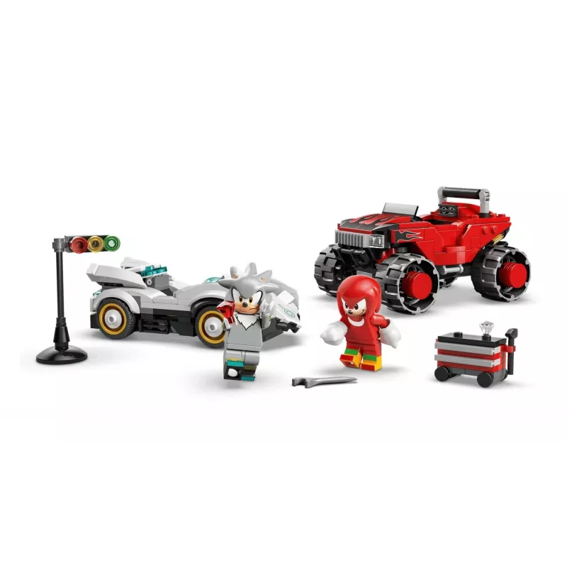 LEGO SONIC THE HEDGEHOG 77118 Silvers Auto gegen Knuckles‘ Monster-Truck