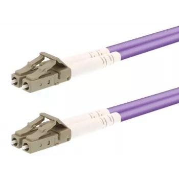 Glasfaserkabel LOGON AL5LCLC07I/4I OM4 7 m LC–LC Duplex violett