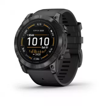 Smartwatch GARMIN epix Pro (Gen 2) — 1,4 Zoll AMOLED 454×454, 32 GB, GPS, Wi‑Fi, Bluetooth, 51 mm Gehäuse, 98 g, schwarzes Silikon