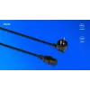 SAVIO CL-181 Netzkabel CEE 7/7 (E/F) – IEC C13 5m