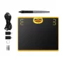 Grafik-Stifttablet HUION HS64 Special Edition Schwarz Gelb