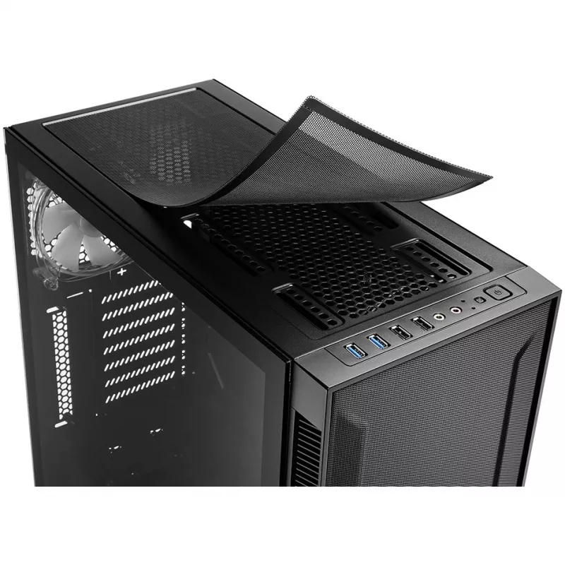 PC-Gehäuse Sharkoon TG6M RGB Tower Schwarz