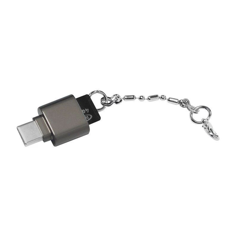 USB-C auf microSD-Kartenleser als Schlüsselanhänger