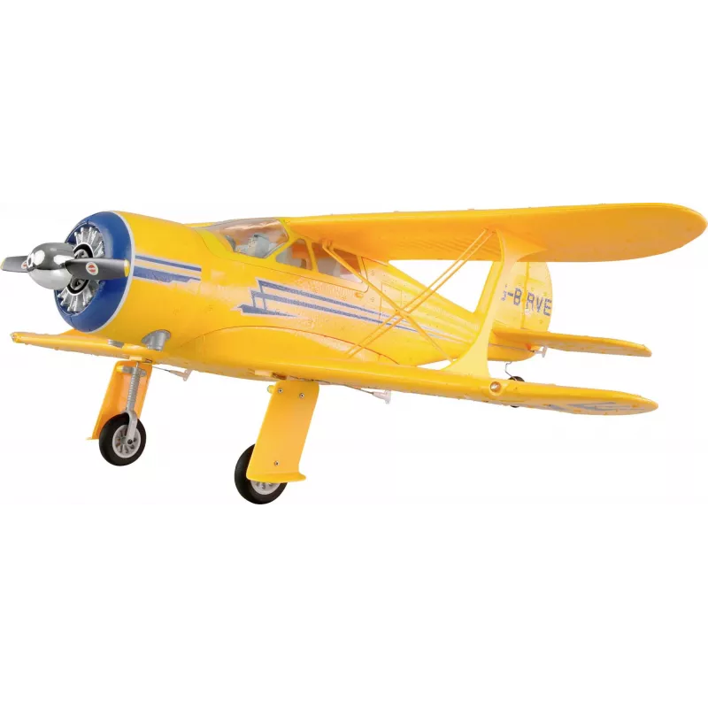 RC-Flugzeug Amewi AMXFlight Beech D17s 3D/6G RTF — gelb, flugfertiges Modell
