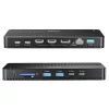 Dockingstation UNITEK D1104A01 USB4 Kabelgebunden 100 W Power Delivery