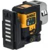 Akku-Multilinienlaser DeWalt DCLE14301GB 3×180° Kreuzlinie, 18V, grüne Linien, integrierter Powerstack Li-Ion