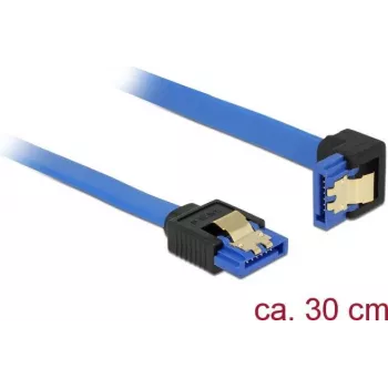 SATA-Kabel DeLOCK 85090 Schwarz Blau