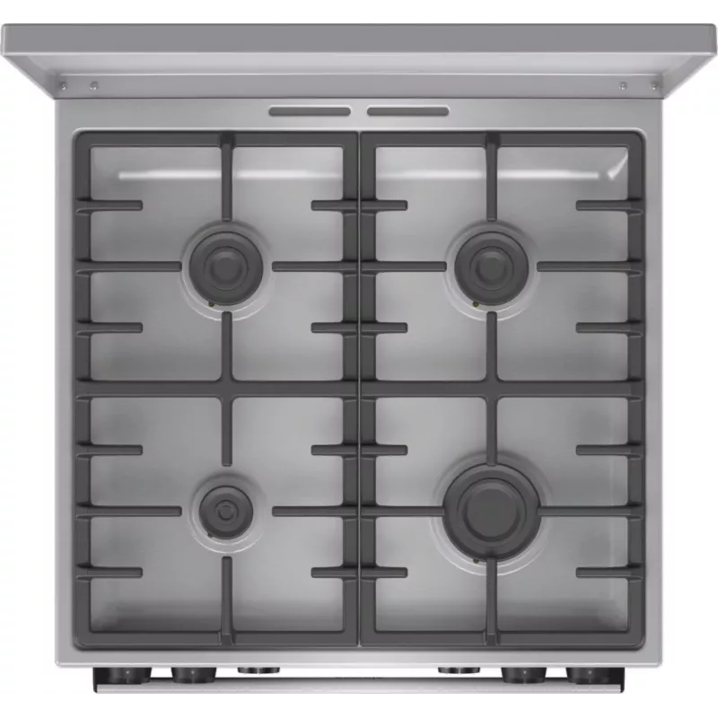 Gorenje GKS6C71XF Freistehender Herd mit Backofen Silber