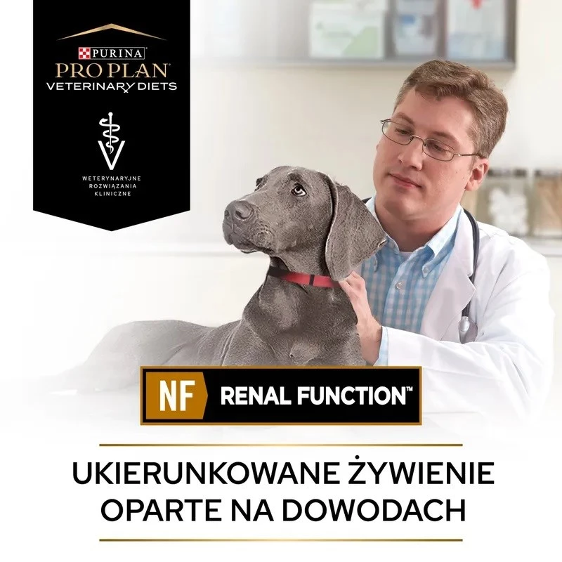 Nassfutter für Hunde PURINA Pro Plan Veterinary Diets NF Renal Function therapeutisch, Schwein, 400 g Dose