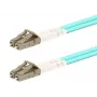 Glasfaserkabel LOGON AL5LCLC07I/3I 7 m OM3 LC–LC Aqua Vollduplex