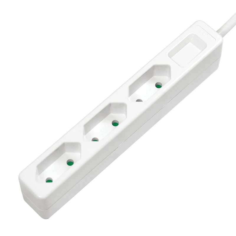 Stromverlängerung LogiLink LPS229 1,5 m 3 AC-Ausgänge Innenbereich Weiß