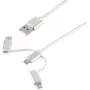 USB-Kabel ShiverPeaks BS14-50067 1m USB A Micro-USB B Weiß