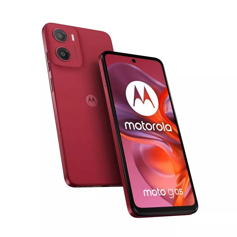 Motorola moto g05 16,9 cm (6,67 Zoll) Dual SIM Android 15 4G USB Type-C 4 GB 256 GB 5200 mAh Rot