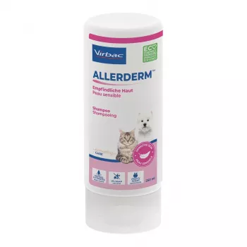 VIRBAC AllerDerm Shampoo für empfindliche Haut von Hunden und Katzen 250 ml