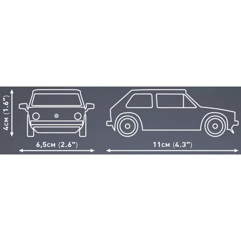 Cobi Modellbausatz Volkswagen Golf 1974–1983 1:35
