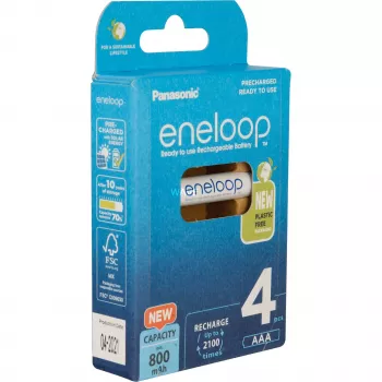 Akkus PANASONIC ENELOOP AAA 800 mAh 4 Stück (BK-4MCDE/4CP)