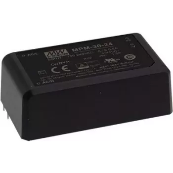 Netzteil MEAN WELL MPM-30-24ST 30W 24V Eingang 80-264V