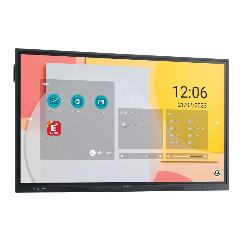 Digital-Signage-Flachbildschirm Sharp PN-LC752 75 Zoll LCD 4K Ultra HD 3840 x 2160