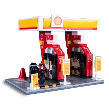 Tankstellenmodell Jamara CaDA Shell 402858 mit detailliertem Design