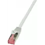 Logilink PrimeLine - Patchkabel - RJ-45 (M) - RJ-45 (M) - 1 m - SFTP, PiMF - CAT 6 - gepresst, glatt, halogenfrei - Grau (CQ2032S)