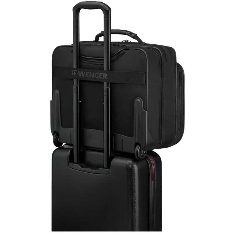 Wenger Rollkoffer-Laptoptasche Legacy Schwarz Series für 15,6 Zoll (39,62 cm) mit Tablet-Fach