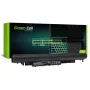 Batterie Grün Cell HP142 für HP 240/245/250/255 G6 und 14-/15-/17- Serien — 14,8V 2200mAh LiPo, 3 Zellen, Schwarz