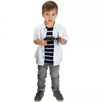 Theo Klein 8300 Bosch Ixolino Akkuschrauber I mit Licht und Sound I Wechselaufsätze I Spielzeug für Kinder ab 3 Jahren Batterie