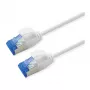 ROLINE Patchkabel Cat.6A (Klasse EA) S/FTP (PiMF), LSOH, PoE, weiß, 1 m