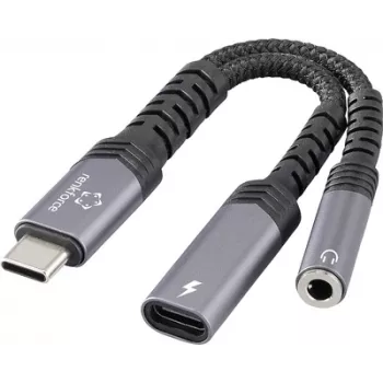 Renkforce USB-C Audio-Adapterkabel [1x Stecker – 1x Audio-Stereoklinke (RF-6877608)