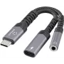 Renkforce USB-C Audio-Adapterkabel [1x Stecker – 1x Audio-Stereoklinke (RF-6877608)