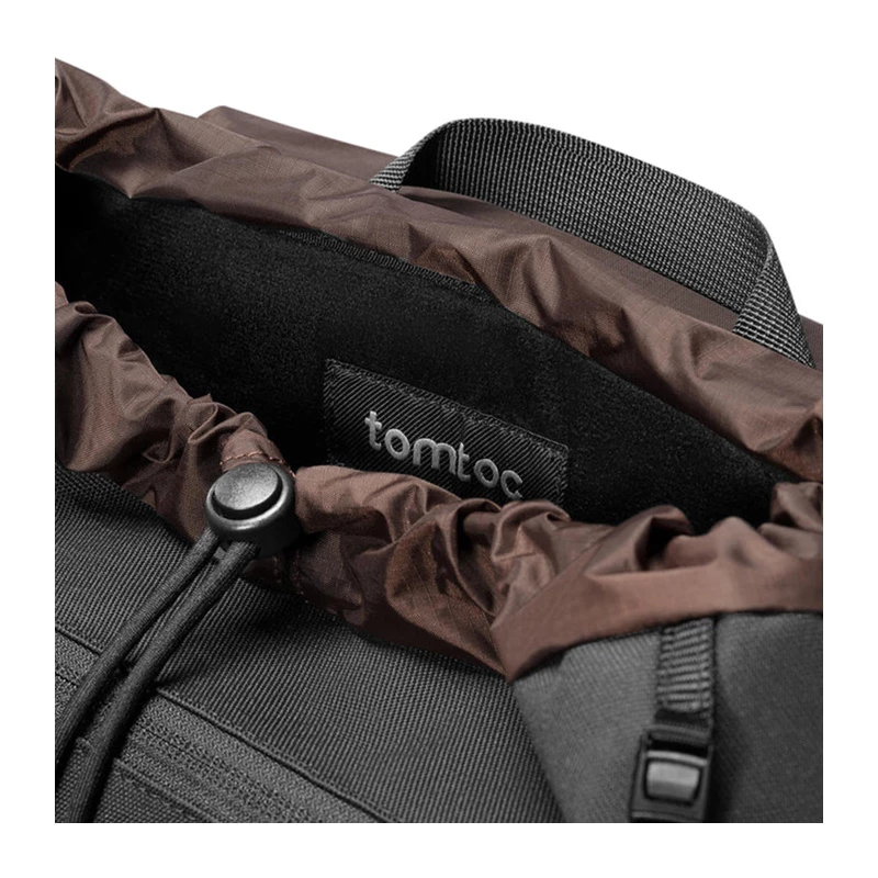Laptop-Rucksack Tomtoc VintPack-TA1, 22 L Kapazität, passend für bis zu 15,6 Zoll (schwarz)