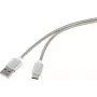 Renkforce RF-4888674 USB-Kabel Silber