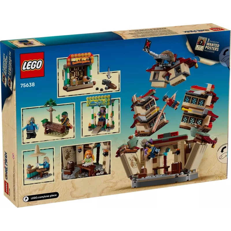 LEGO-Set One Piece Arlong Park 75638 – 926 Teile, 5 Minifiguren, empfohlen ab 9 Jahren, detaillierte Szenerie