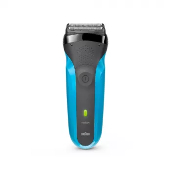 Braun Series 3 310s Nass- & Trockenrasierer Akku mit 3 flexiblen Klingen Schwarz/Blau