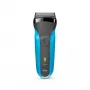 Braun Series 3 310s Nass- & Trockenrasierer Akku mit 3 flexiblen Klingen Schwarz/Blau