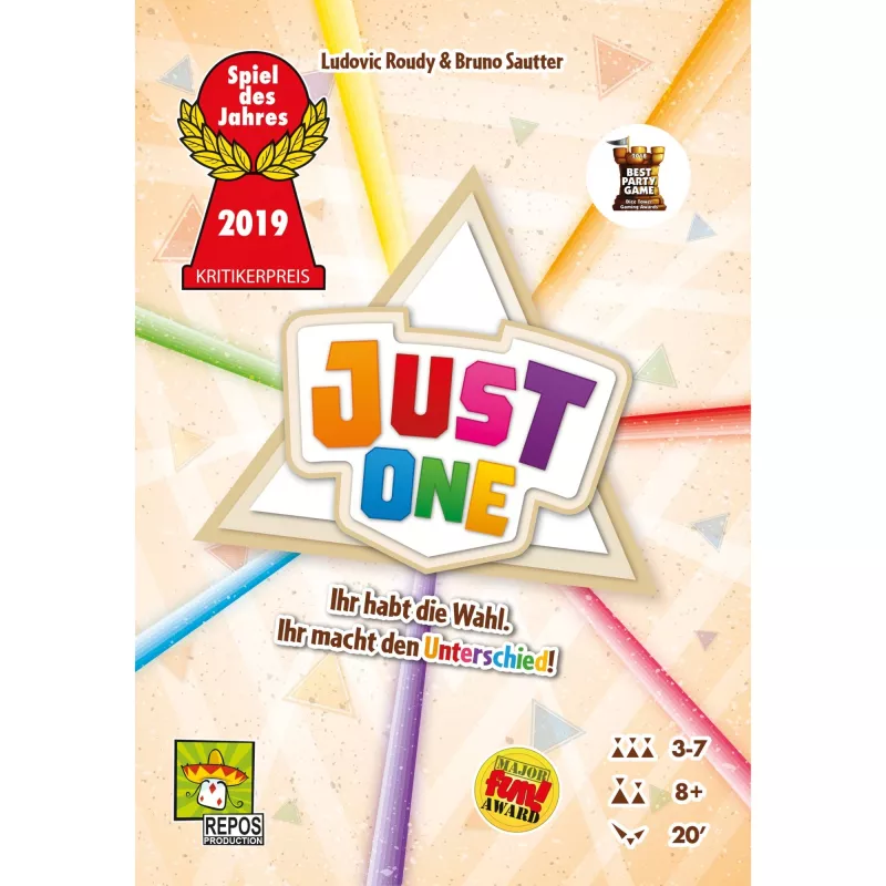 Just One, Partyspiel Spiel des Jahres 2019