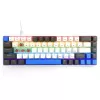 Mechanische Tastatur MEDIA-TECH MT1259 Red Core MX60, 60% Formfaktor, CHERRY MX Red Schalter, RGB-Hintergrundbeleuchtung, USB, High-Profile-Tasten