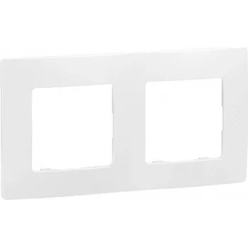 Legrand Niloe 665002 2-fach-Abdeckrahmen, weiß