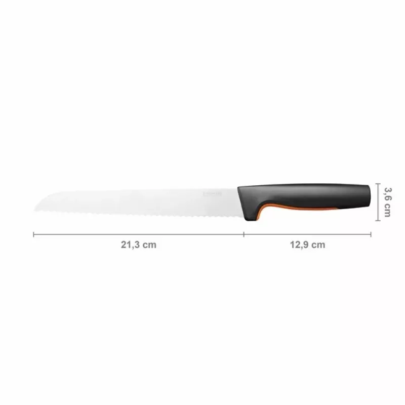 Fiskars 1057538 Küchenmesser Edelstahl 1 Stück Brotmesser
