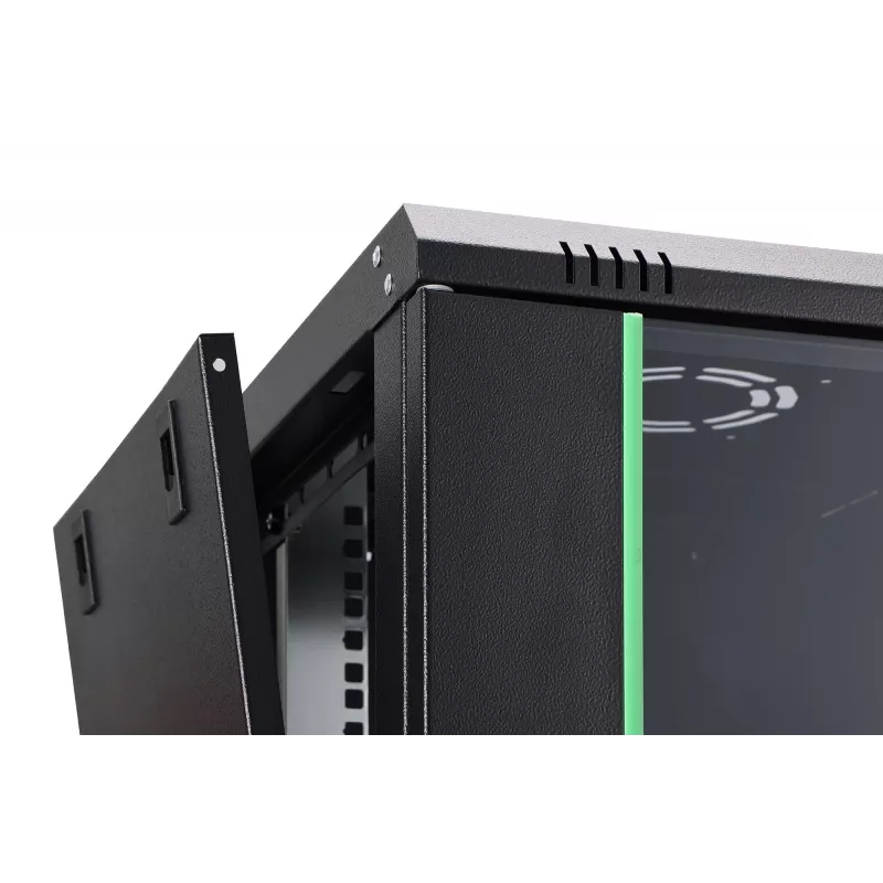 Wandmontage-Schrank DIGITUS Dynamic-N 12U, 600x450 mm (BxT), IP20, Schlüsselschloss, unmontiert