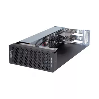 Computergehäuse Sonnet Echo II DV Modul schwarz Stahl
