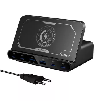Ladegerät BlitzWolf BW-S27 160W, 2×USB-A, 4×USB-C